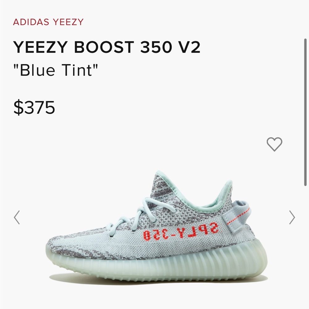 Adidas Yeezy 350 Blue Tint